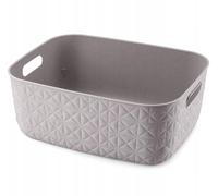 CURVER SOFTEX M 12,5L Panier de rangement 37,9 x 29,2 x 14,3 cm, gris 00575-Z70