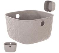 CURVER SOFTEX XS 3L Panier de rangement 19,4 x 19,4 x 11,1 cm, gris 00570-Z70