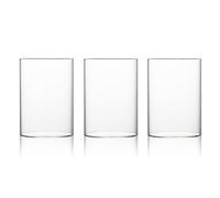 Récipient en Verre 3 Pièces, Cylindre en Verre sans Fond, Lanterne en Verre, Cylindre en Verre, Bougeoir en Verre