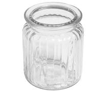 Récipient en verre avec rainures 270 ml Rayher