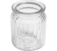 Récipient en verre avec rainures 270 ml Transparent G