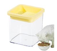 Récipient en verre hydroponique pour chat - Kit de gestion des germes de bac d'élevage transparent Méthode de culture pour la germination des graines, configuration de la boîte verte facile à nettoyer