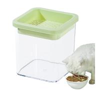 Récipient en Verre pour Chat - Ensemble de Gestion de la Germination de boîte de Culture Transparente Méthode de Culture pour la Germination des, Configuration de Plateau Vert fac