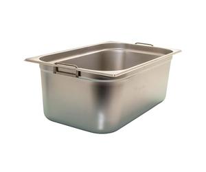 Récipient gastronorm GN 1/1 en acier inoxydable 28 l Profondeur 200 mm Poignée de chute