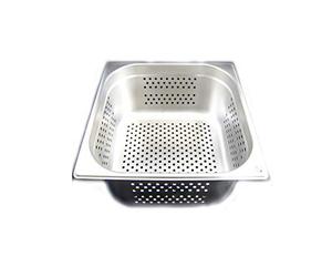 Récipient gastronorm GN 2/3 - En acier inoxydable - 9,5 l - Profondeur : 150 mm - Perforé
