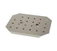 Récipient GN - Égouttoir perforé 1/2 en acier inoxydable