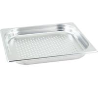 Récipient GN Récipient Gastronorm 2/3 20mm - profondeur 200mm acier inoxydable - non perforé ou perforé - couvercle ou récipient 40mm gelocht