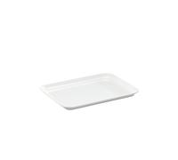 Récipient GN WACA Plateau de présentation en porcelaine mélamine blanche