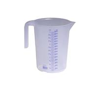 Hünersdorff Récipient gradué 3 000 ml, PP, 2 échelles transparent, poignée ouvrir, empilable Quantité:1