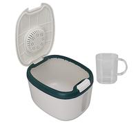 Récipient Hermétique de Stockage de Nourriture, Grande Boîte de Riz Hermétique Anti-insectes avec Fenêtre Transparente et Tasse à Mesurer, pour Riz, Sucre, Céréales, Farine, (G