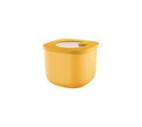 Guzzini - Kitchen Active Design, STORE&MORE BIO, Récipients hermétiques hauts pour réfrigérateur/congélateur/four à micro-ondes (S) - Jaune Mangue, 12,2 x 12,2 x h9,8 cm | 750cc - 170722236