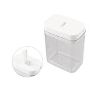 Récipient hermétique pour aliments de cuisine avec couvercle de verrouillage et joint en silicone, distributeur transparent pour organiser le riz, le sucre, les céréales, les noix et les aliments pour