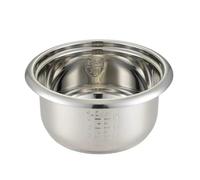 Récipient intérieur de cuiseur à riz en acier inoxydable 304 de 1 L, doublure de remplacement for marmite de cuisson antiadhésive