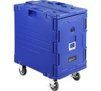 Récipient isolé pour aliments de SucceBuy, 82 Qt, boîte de maintien au chaud pour la gastronomie, LLDPE, boucle d'une seule pièce, poignées et roulettes pour restaurant, cantine, etc.