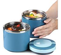 Récipient isotherme avec poignée,1000ml Récipient isotherme en acier inoxydable pour repas enfants,Boîte à lunch isotherme Récipient pour repas Boîte isotherme pour soupe,Gobelet à céréales pratique