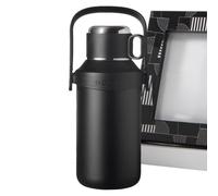 Récipient isotherme - Récipient pour boissons chaudes de longue durée, bouteille d'eau isotherme portable | Pichet de sport anti-fuite avec poignée - Bouteille d'eau de grande capacité pour la glace