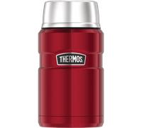 Thermos Stainless King Récipient alimentaire isotherme en acier inoxydable, Acier inoxydable, framboise, 0,71 Liter