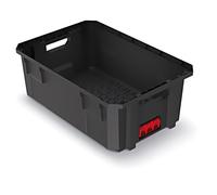Récipient KXB604020C-S411 : polymère de transport noir 544 x 362 x 200 mm 50 ...