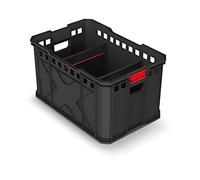 Récipient KXB604030CS-S411 : polymère de transport noir 536 x 354 x 300 mm 50...