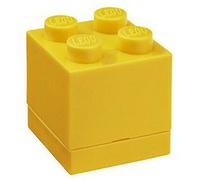 Récipient lego Mini Boîte 4 Jaune Room Copenhagen