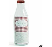 Récipient Mediterraneo 41698 1 L Transparent Cristal Verre 1L (12 pièces)
