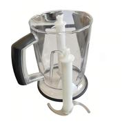 Récipient Mélangeur + Couteau 2 Pièces, Compatible For Braun MQ7045 MQ9087 MQ7025 MQ7035 MQ9005 MQ9027 MQ9037 MQ9045 MQ9087X MQ9097 Remplacement