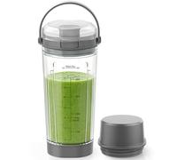 Récipient mélangeur de rechange de 532 ml pour mixeur portable Ninja Blast | Couvercle de rechange avec poignée de transport, couvercle de lame et capuchon inférieur pour Ninja BC151NV BC151CR BC100