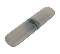 Récipient multifonction pour brosse à dents avec joint étanche pour voyager en toute sécurité (noir)