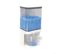 Récipient mural pour poudre à lessive - Distributeur de perles de parfum - 1500 ml - Pour l'organisation de la salle de lavage - Boîte de rangement hermétique (petite taille)