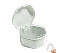 Récipient para dentaduras postizas - caja portátil a prueba de fugas avec tapa, estuche waterproof para dentaduras postizas | Estuche para baño de dentaduras postizas, caja de retención para aparatos
