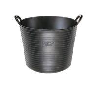 Récipient - PFIFF - 40 l - Caoutchouc souple - Noir - Léger avec poignées