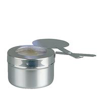 Récipient pour pâte à combustible APS, avec fermeture à baïonnette, support de brûleur en acier inoxydable, diamètre Ø 9cm, hauteur 6 cm