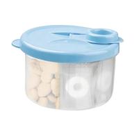 Récipient Pour Préparation De Lait - Compartiments Divisés, Support De Poudre De Volume De 300 Millilitres, Stockage De Préparation D'alimentation De Vacances, Distributeur En Polypropylène Solide | B