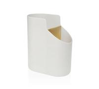 Récipient pour ustensiles de cuisine Versa Blanc 8,5 x 17,6 x 15 cm ABS Bambou