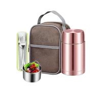 Récipient repas chaud 1200 ml étanche isolé sous vide | Boîte à déjeuner isotherme pour camping, pique-nique, extérieur, randonnée, sport, voyage, été, travail, bureau