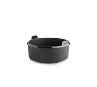 Récipient rond pour friteuse à air - IBILI - Silicone platine 100% - 16 cm - Noir - Antiadhésif