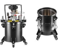 Récipient sous pression pour peinture en aérosol, capacité, raccord d'air 1/4", orifice de sortie 3/8", 10L 15mm