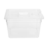 Récipient sous vide pliable de 11 l - Capacité de 11 l - Conteneur culinaire sous vide avec couvercle - PC de qualité alimentaire pour la maison et la salle de bain