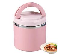 Récipient Thermique,boîte À Lunch De 630 Ml Avec Poignée Et Couvercle, Bol Chauffant Sous Vide À Large Ouverture, Récipient Chauffant En Acier Inoxydable Pour La Maison, L'école,les Voyages,le Camping