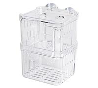 Récipient transparent pour aquarium d'élevage - Séparateur de réservoir d'incubateur en acrylique de 40 cm - Configuration de culture pour crevettes Betta Guppy