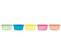 Nuby Petits Pots pour En-Cas avec Couvercle Lot de 6 x 300ml