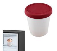 Récipients à crème glacée, pot de crème glacée fait maison pour le stockage du congélateur, conteneur de congélation pour la maison, la soupe, la nourriture, le yaourt, capacité de 0,9 l