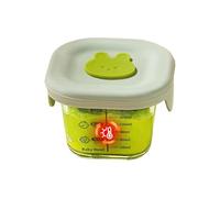 Récipients à purée pour bébé - Récipients de stockage en verre réutilisables pour micro-ondes, micro-ondes, , maison, école, voyage, garderie, salade de fruits, purée