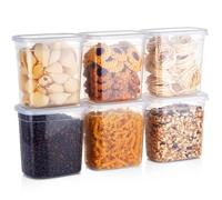 Récipients Alimentaires 1,85L 6pcs avec Couvercle Boîtes Conservation Cuisine