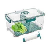 Récipients Alimentaires Sous Vide Avec Pompe - Minuterie Transparente, Boîte De Rangement, Récipïent Sous Vide Sans BPA, Récipient À Mariner Portable | Stockage Des Aliments Allant Au Micro-ondes Avec