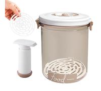 Récipients alimentaires sous vide - Bocaux de conservation durables, organisateur de cuisine hermétique | Design empilable et réutilisable, utilisation pour la préparation d'aliments frais, Tra