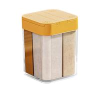 Récipients d'assaisonnement de voyage - Pots transparents pour épices et condiments | Organiseur compact étanche pour pique-nique, barbecue en plein air, camping, randonnée, cuisine, rangement