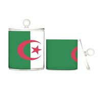 Récipients de rangement en plastique transparent avec couvercle pour cotons-tiges, cotons-tiges, cure-dents, trombones, S 2