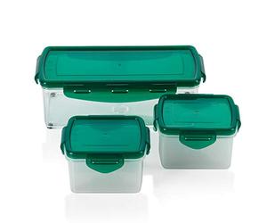 Récipients de récupération Genius Nicer Dicer Fusion Smart - 6 pièces vert menthe