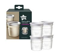 Récipients de stockage de lait maternel avec couvercle, 60 ml, 4 pièces